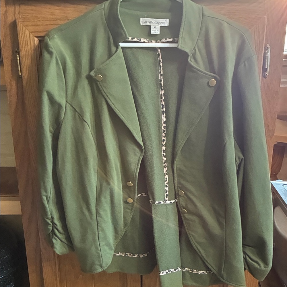JohnPaulRichard Green Utility Jacket